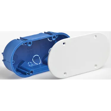 Коробка разветвительная в бетон с крышкой 140х65x45