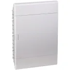 Щит распределительный встраиваемый на 54 модуля с непрозрачной дверцей белый IP41 (ЩРв-П-54)