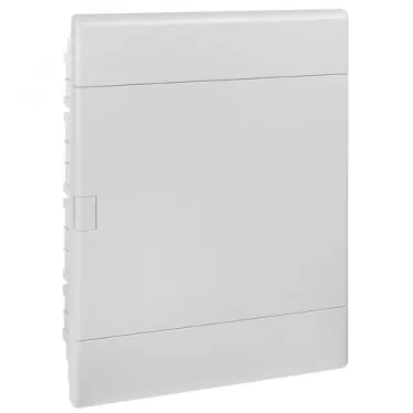 Щит распределительный встраиваемый на 54 модуля с непрозрачной дверцей серый IP41 (ЩРв-П-54)