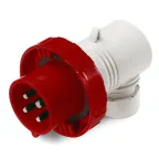                  Вилка кабельная угловая IP67 32А 3P+E 400В
               