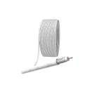                  Кабель коаксиальный RG-6U 75 Ом CCS/(оплётка Al 32%) PVC белый 100м SIMPLE
               