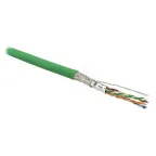 Витая пара SF/UTP кат 6 4 пары AWG26 patch IN LSZH нг(А)-HF зеленый 500м