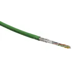 Витая пара SF/UTP кат 5e 4 пары AWG24 solid IN LSZH нг(А)-HF зеленый 305м