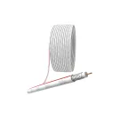                  Кабель коаксиальный SAT 50 M75 Ом CCS/(оплётка Al 75%) PVC белый 100м SIMPLE
               