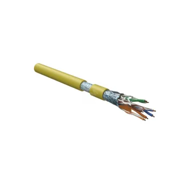Витая пара F/UTP кат 5e 4 пары AWG24 solid IN LSZH нг(А)-HF желтый 305м