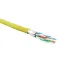 Витая пара U/FTP кат 6 4 пары AWG23 solid IN LSZH нг(А)-HF желтый 500м