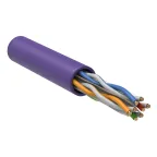                 Витая пара U/UTP кат 6 4х2х23AWG solid LSZH 305м фиол
               