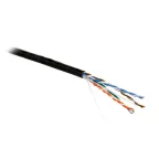Витая пара U/UTP кат 5e 4 пары AWG24 patch IN LSZH нг(А)-HF черный 305м