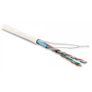 Витая пара F/UTP кат 5e 4 пары AWG26 patch IN LSZH нг(А)-HF белый