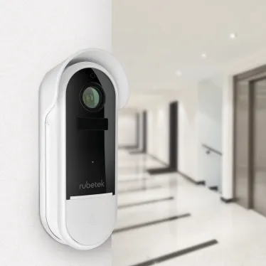 Видеозвонок автономный RUBETEK (белый корпус), RV-3442