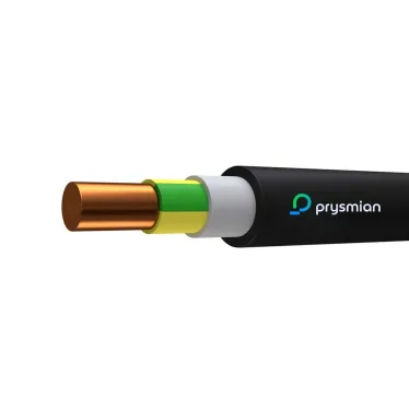 Кабель силовой ВВГнг (А)-LS 1х6 желто-зеленый