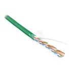 Витая пара U/UTP кат 5e 4 пары AWG24 solid IN LSZH нг(А)-HF зеленый 100м