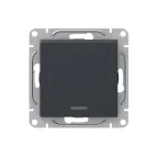 Механизм выключателя. одноклавишный. с подсветкой. графит Эпика EKF