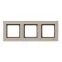 Рамка 3-местная IP44 крем. пластик Эпика EKF