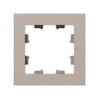 Рамка 1-местная крем. пластик Эпика EKF