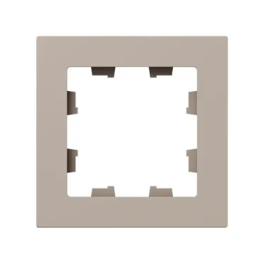 Рамка 1-местная крем. пластик Эпика EKF