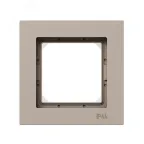                  Рамка 1-местная IP44 крем. пластик Эпика EKF
               