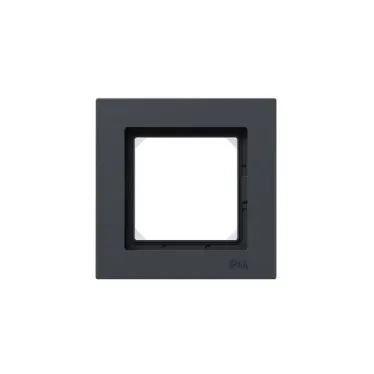 Рамка 1-местная IP44 графит. пластик Эпика EKF