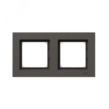 Рамка 2-местная IP44 мокко. пластик Эпика EKF