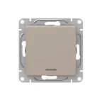 Механизм выключателя. одноклавишный. с подсветкой. кремовый Эпика EKF