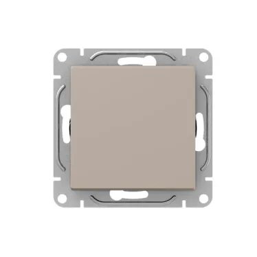 Механизм выключателя. одноклавишный. кнопочный. кремовый Эпика EKF