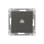 Механизм розетки RJ45 (cat5) мокко Эпика EKF