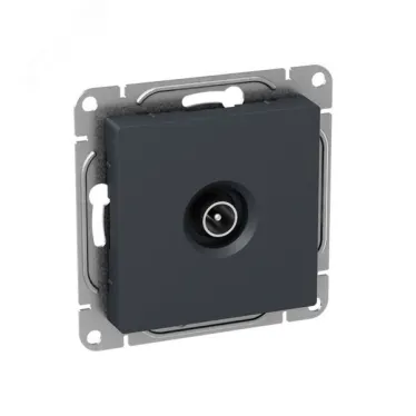 Механизм розетки TV оконечная графит Эпика EKF