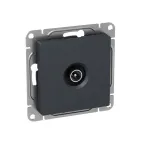 Механизм розетки TV одиночная графит Эпика EKF