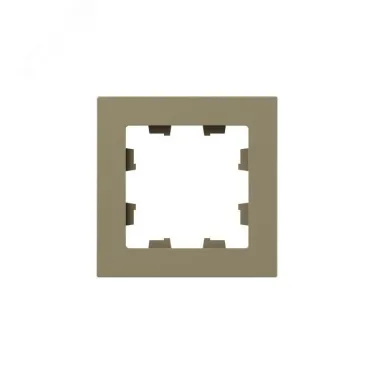 Рамка 1-местная шамп. пластик Эпика EKF