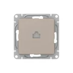 Механизм розетки RJ11 кремовый Эпика EKF