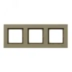 Рамка 3-местная IP44 шамп. пластик Эпика EKF