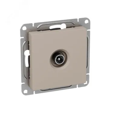 Механизм розетки TV одиночная кремовый Эпика EKF