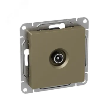 Механизм розетки TV одиночная шампань Эпика EKF