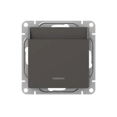 Механизм выключателя. карточный. с подсветкой. мокко Эпика EKF