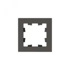 Рамка 1-местная мокко. пластик Эпика EKF