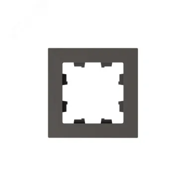 Рамка 1-местная мокко. пластик Эпика EKF