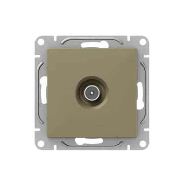 Механизм розетки TV проходная шампань Эпика EKF