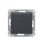 Механизм розетки 16А IP44 с заземлением со шторками c крышкой графит Эпика EKF