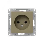 Механизм розетки 16А без заземления без шторок шампань Эпика EKF