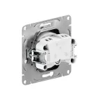 Механизм розетки 16А без заземления без шторок кремовый Эпика EKF