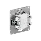 Механизм выключателя. одноклавишный. с подсветкой. мокко Эпика EKF