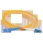 Патч-корд оптический 9/125 (OS2) LC/UPC-SC/UPC (simplex) 100м