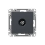 Механизм розетки TV одиночная графит Эпика EKF