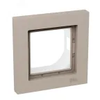 Рамка 1-местная IP44 крем. пластик Эпика EKF