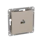 Механизм розетки RJ11 кремовый Эпика EKF