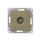 Механизм розетки TV одиночная шампань Эпика EKF