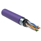                  Витая пара F/UTP кат 6 4х2х23AWG solid LSZH 305м фиолетовый
               