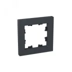 Рамка 1-местная графит. пластик Эпика EKF