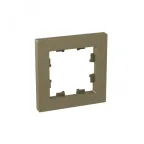 Рамка 1-местная шамп. пластик Эпика EKF