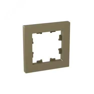 Рамка 1-местная шамп. пластик Эпика EKF